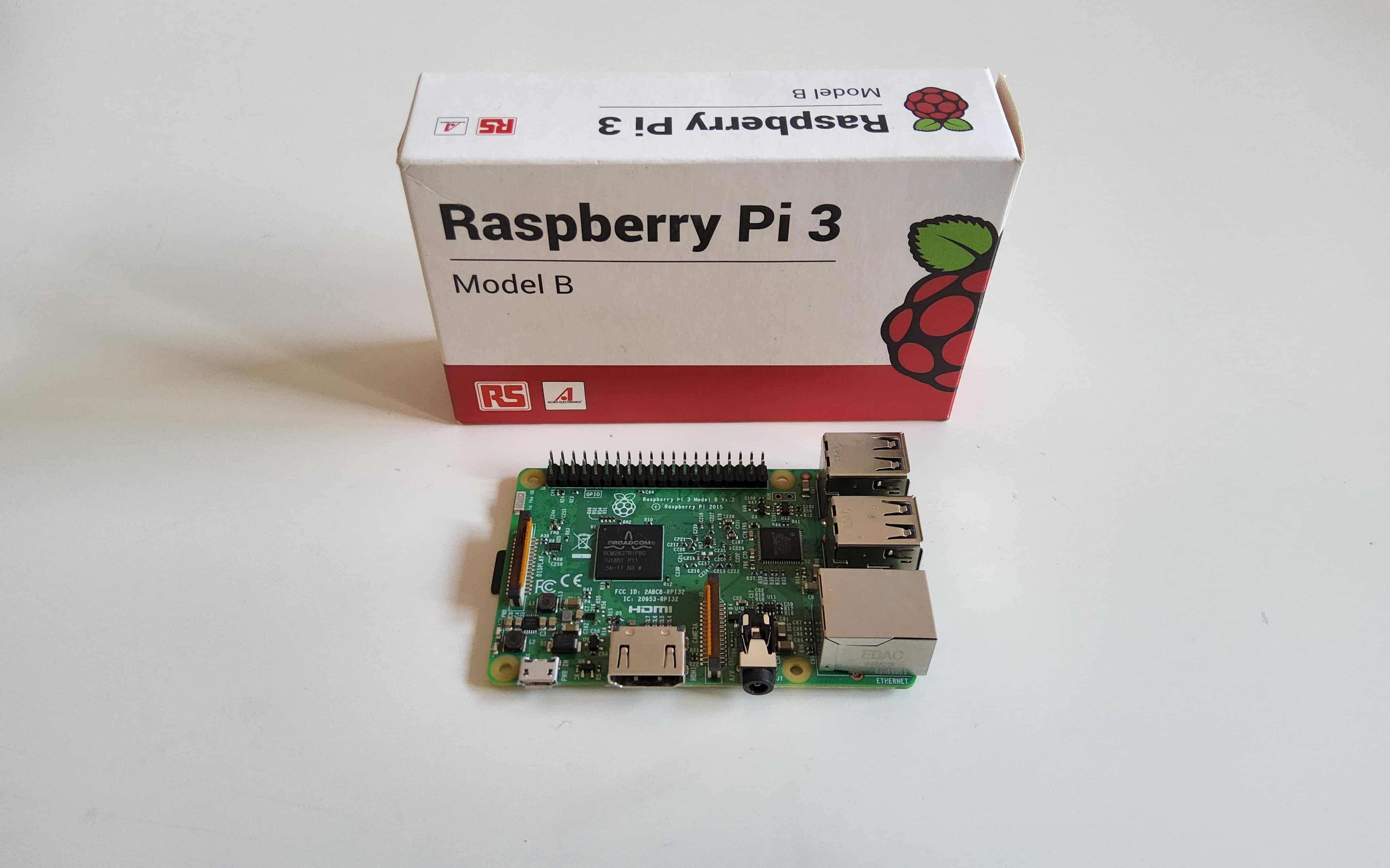 Imagen de la Raspberry Pi 3B